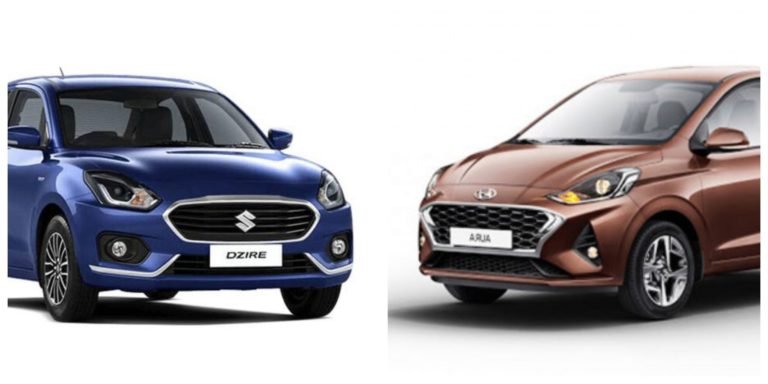 Hyundai Aura vs Suzuki Dzire – Who is the sub-4-meter sedan king?
