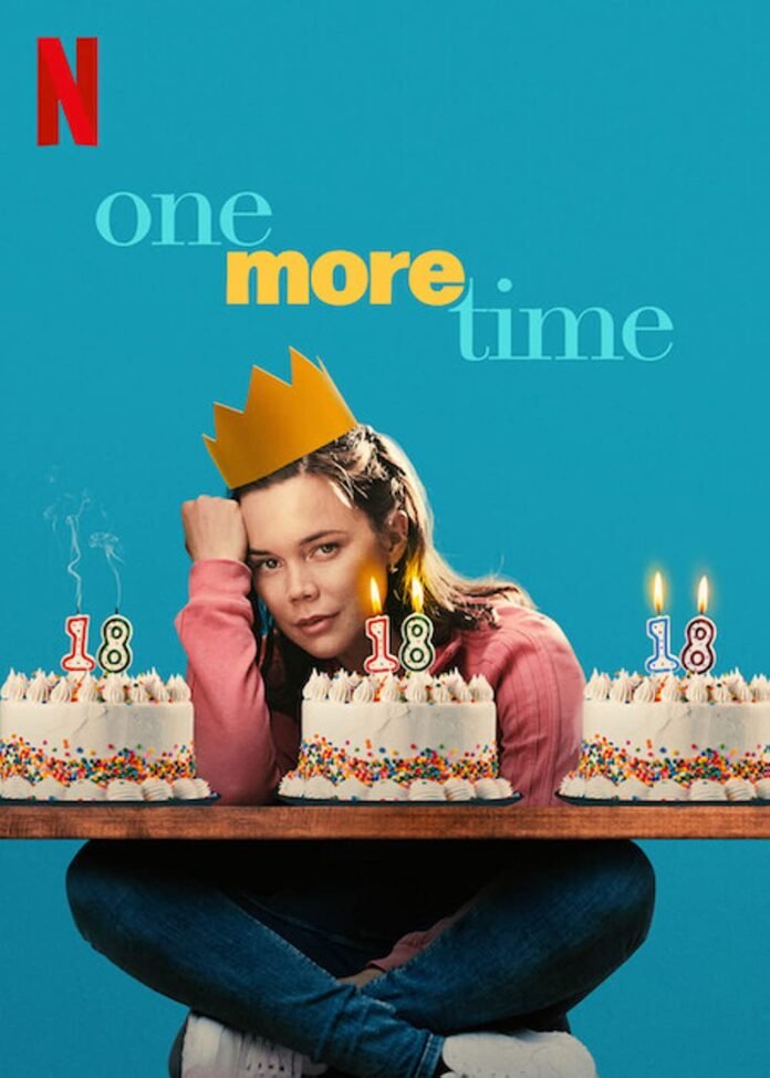 Hedda Stiernstedt as Amelia on the official poster for 'One More Time' on Netflix.