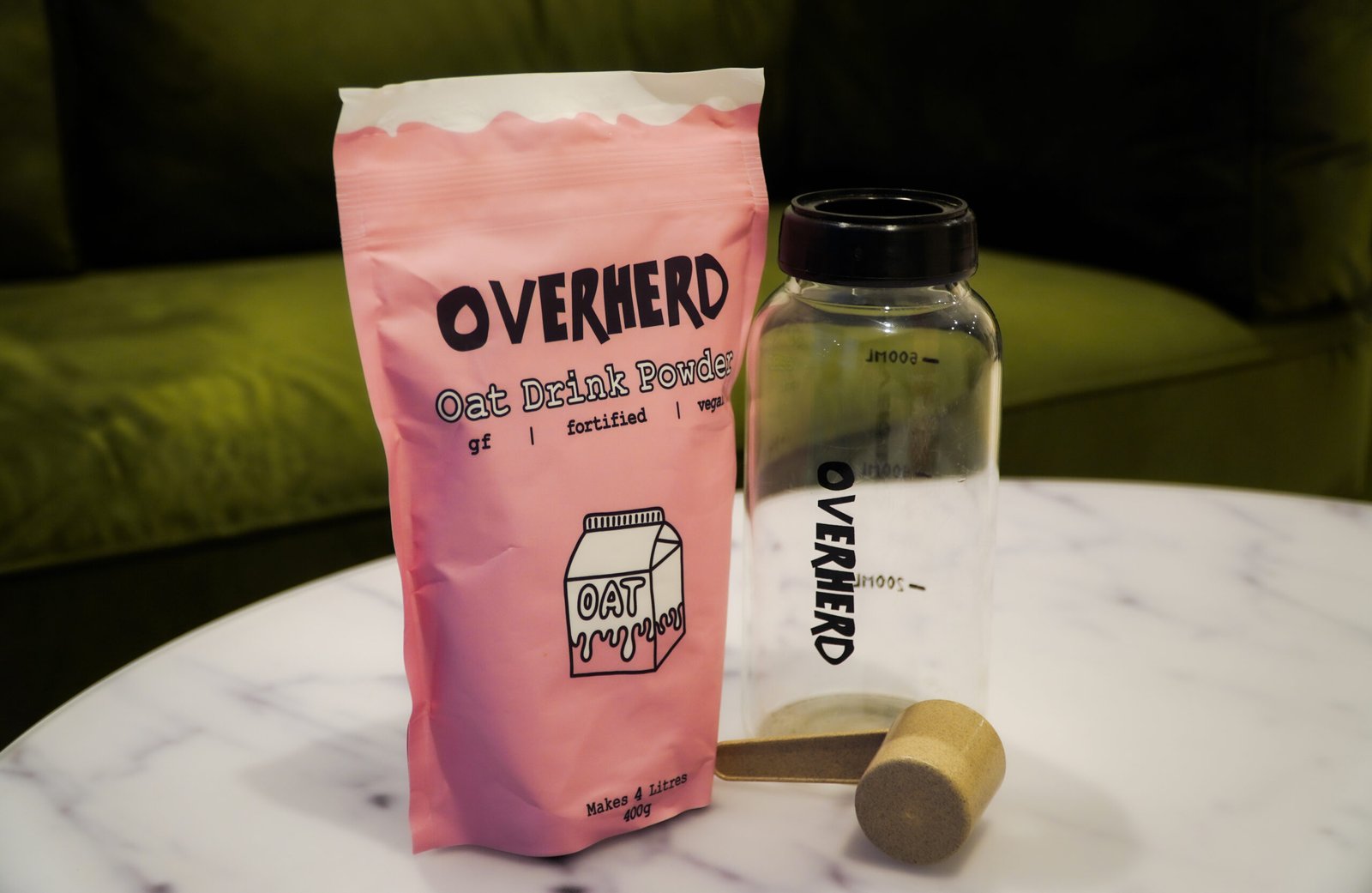 Overherd Oat Milk Powder Review - Starter Pack - Just A Library